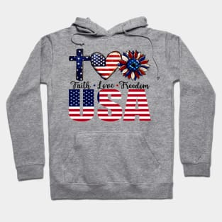 Faith Love Freedom Hoodie